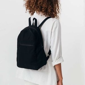 Baggu Canvas Zip Backpack Black